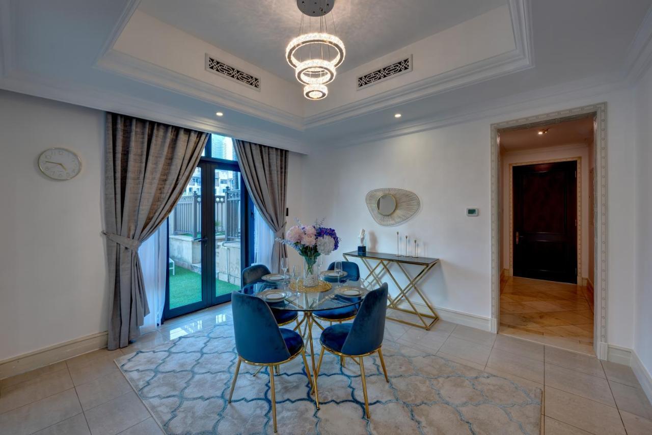 Durrani Homes - Unique Garden Apt At Souk Al Bahar Besides Dubai Mall & Burjkhalifa With Private Jaccuzi Esterno foto